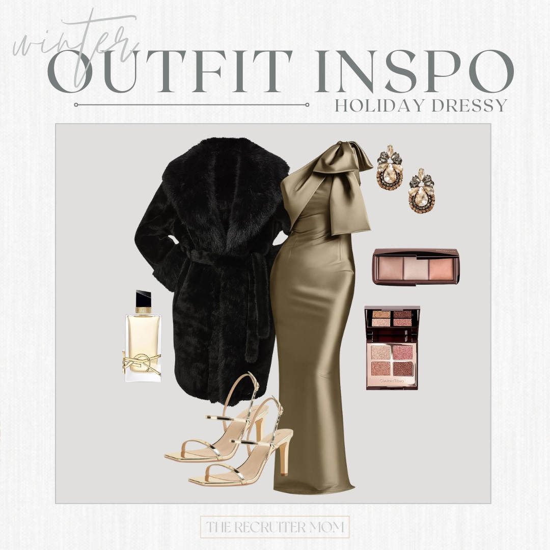 This metallic gold dress brings full glam energy for holiday parties. #HolidayStyle #AmazonFind 

 

#LTKHoliday #LTKSeasonal #LTKMidsize