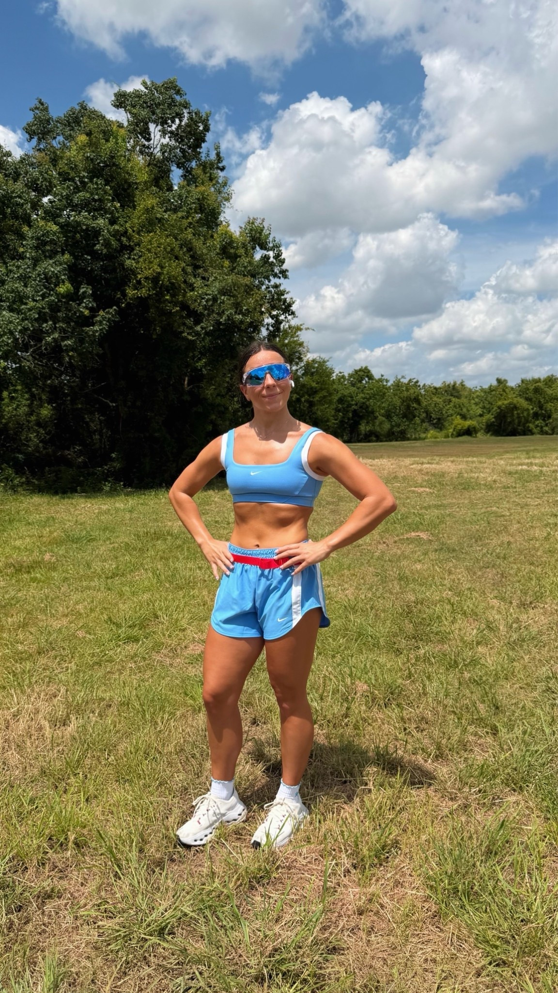 4th of July running fit!❤️🩵🇺🇸