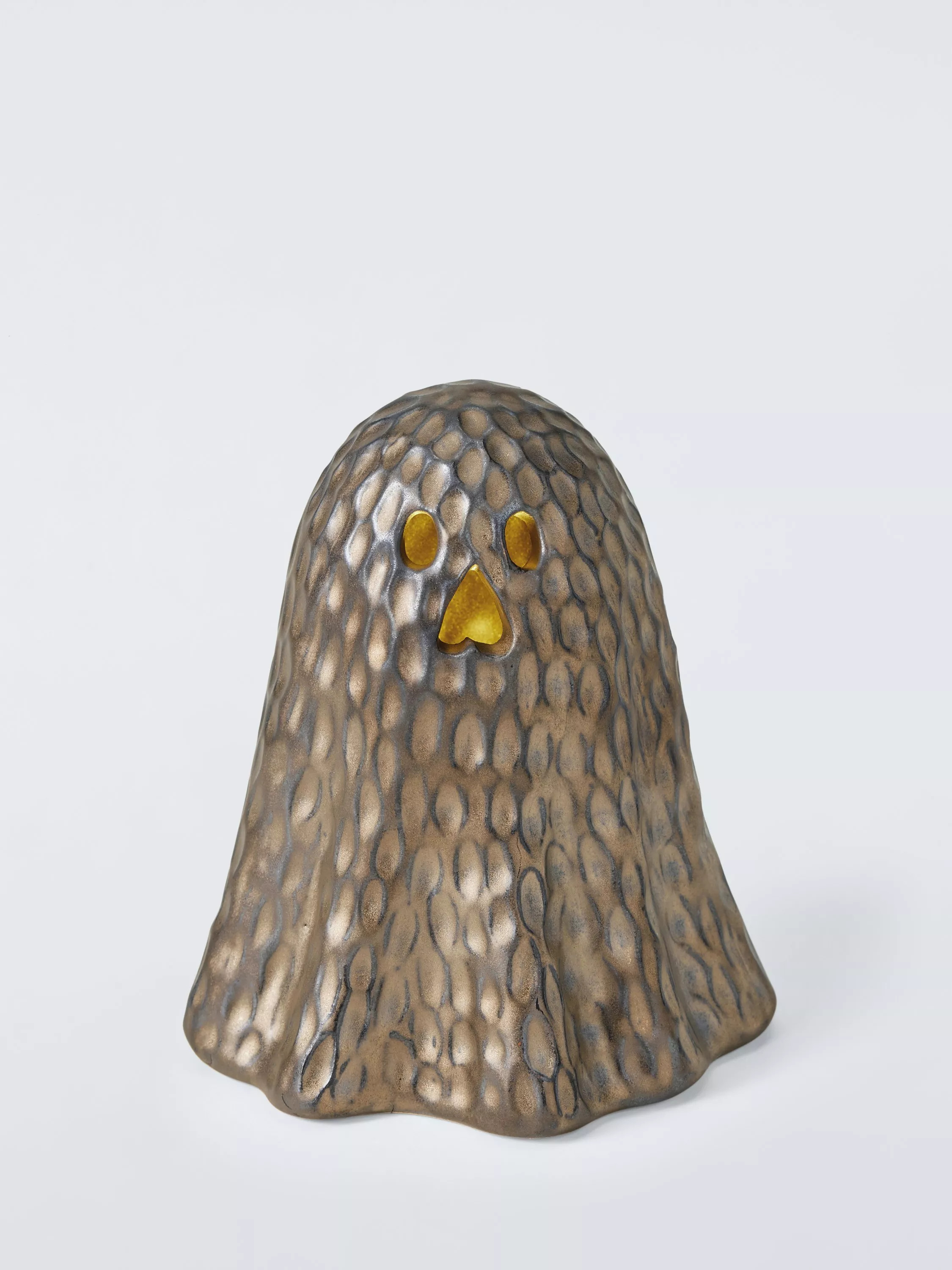 LED Hammered Effect Ceramic Ghost, Grey | John Lewis (UK)