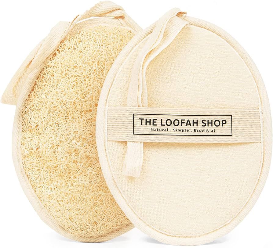 The Loofah Shop Bath Loofah Sponge, Exfoliating Body Scrubber, Shower Luffa for Men, Women and Ki... | Amazon (US)