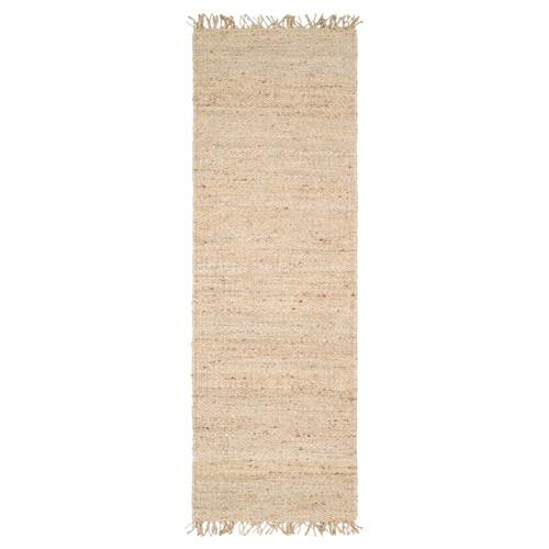 Selina Coastal Beach Natural Jute Woven Rug - 2'6"x7'6" | Kathy Kuo Home