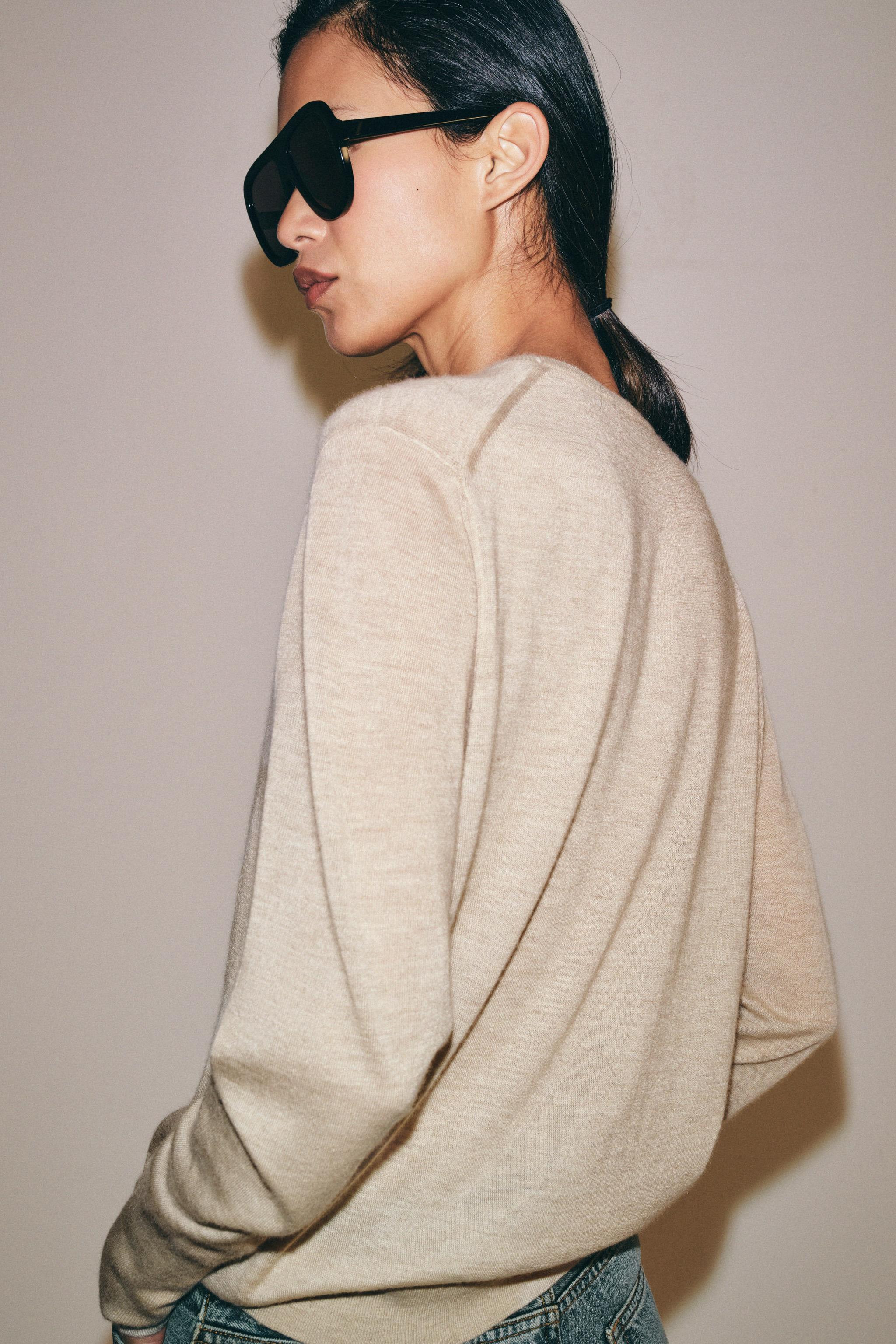 100% EXTRA-FINE CASHMERE JUMPER | Zara UK