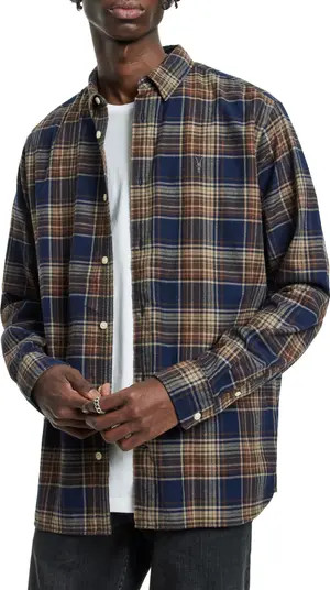 Bayshore Plaid Flannel Button-Up Shirt | Nordstrom