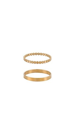 MIRANDA FRYE Deanna Stacking Rings in Gold from Revolve.com | Revolve Clothing (Global)