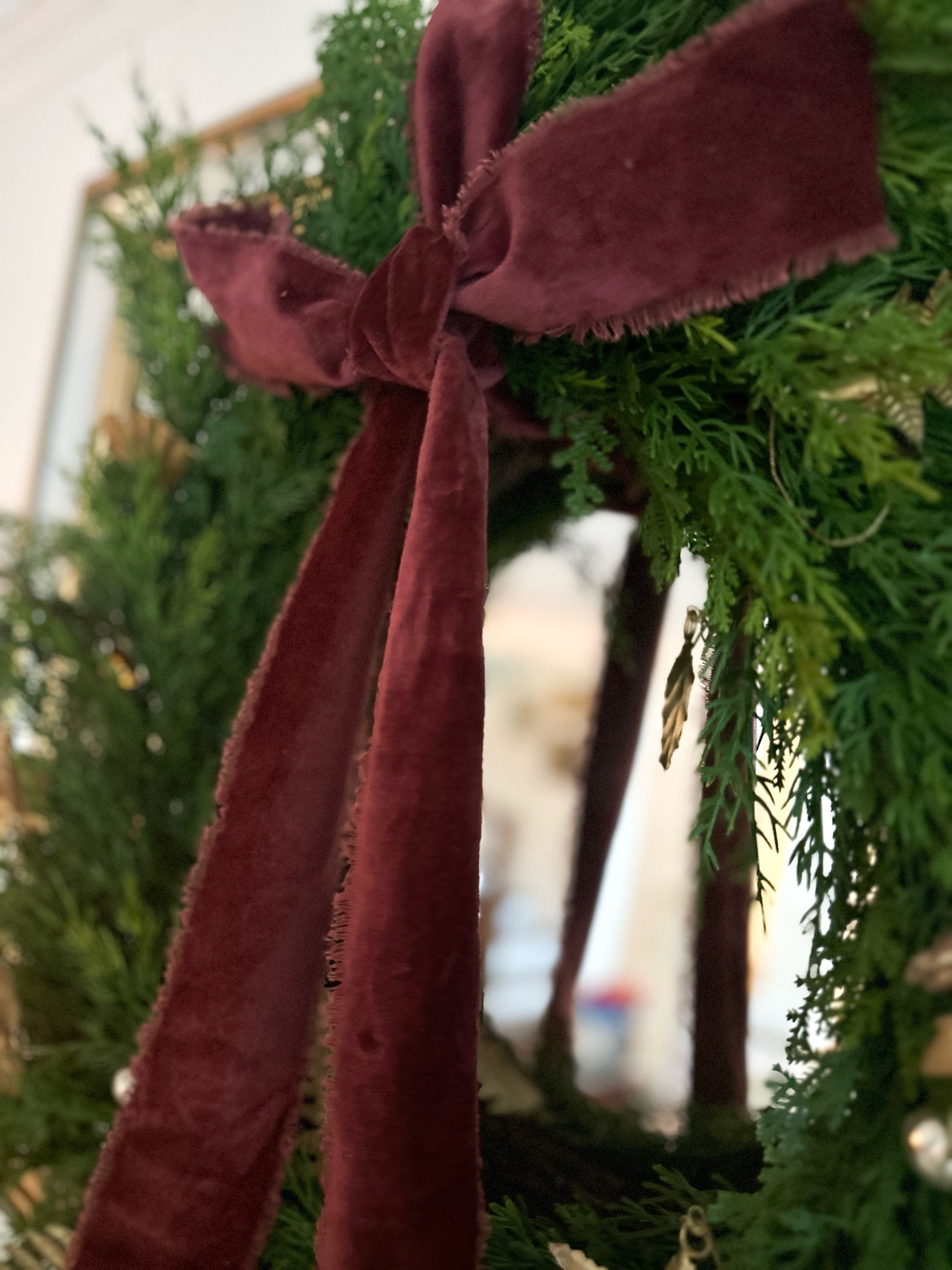 Ready for Christmas with this faux wreath from @shopterrain! Save 30% off their best holiday decor +40% off sale! #terrainpartner #shoptertain 

#LTKCyberWeek #LTKSeasonal #LTKHoliday