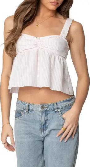 Linn Gingham Babydoll Tank | Nordstrom