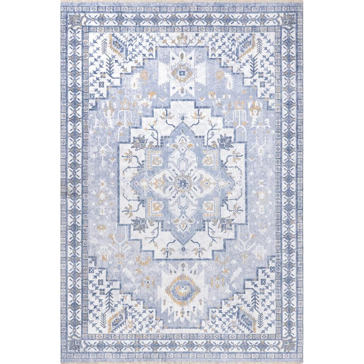 Nuloom Kamiyah Medallion Pet Friendly Machine Washable Area Rug | Target