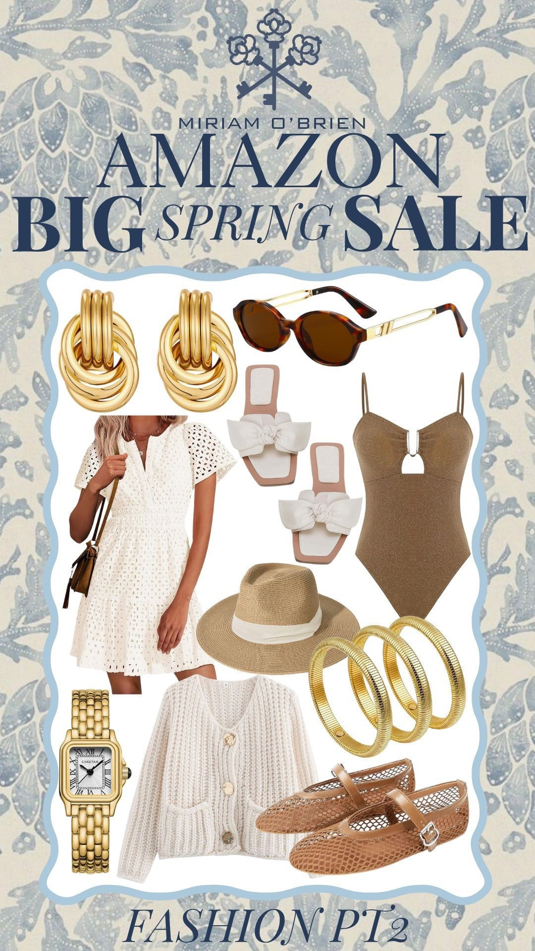 Spring is here! Time to refresh your wardrobe with some of my favorite picks. Everything from beachy sandals to chic jumpsuits, perfect for a day by the ocean.

Follow me at @miriamobrien_ on IG and TikTok! 

#FashionSale #SpringSale #AmazonBigSpringSale #AmazonSpringFinds

#LTKSeasonal #LTKOver40 #LTKootd

#LTKootd #LTKOver40 #LTKSeasonal

#LTKSeasonal #LTKOver40 #LTKootd