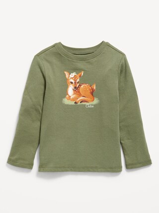 Long-Sleeve Graphic T-Shirt for Toddler Girls | Old Navy | Old Navy (US)