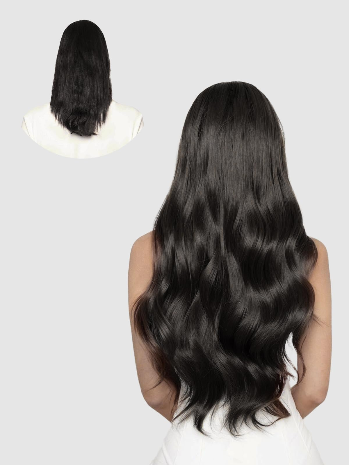 LOVELINE Clip in Hair Extensions Real Human Hair, extenciones de cabello humano,100% Remy Human H... | Amazon (US)