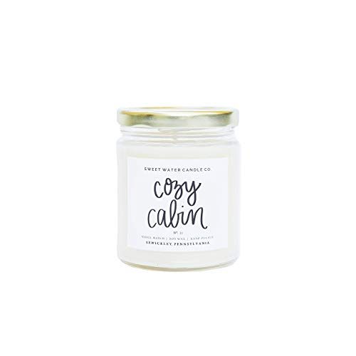Cozy Cabin Candle Natural Soy Wax Candle | Orange Zest Cinnamon Cranberry Woods Brayberry Holiday Sc | Amazon (US)