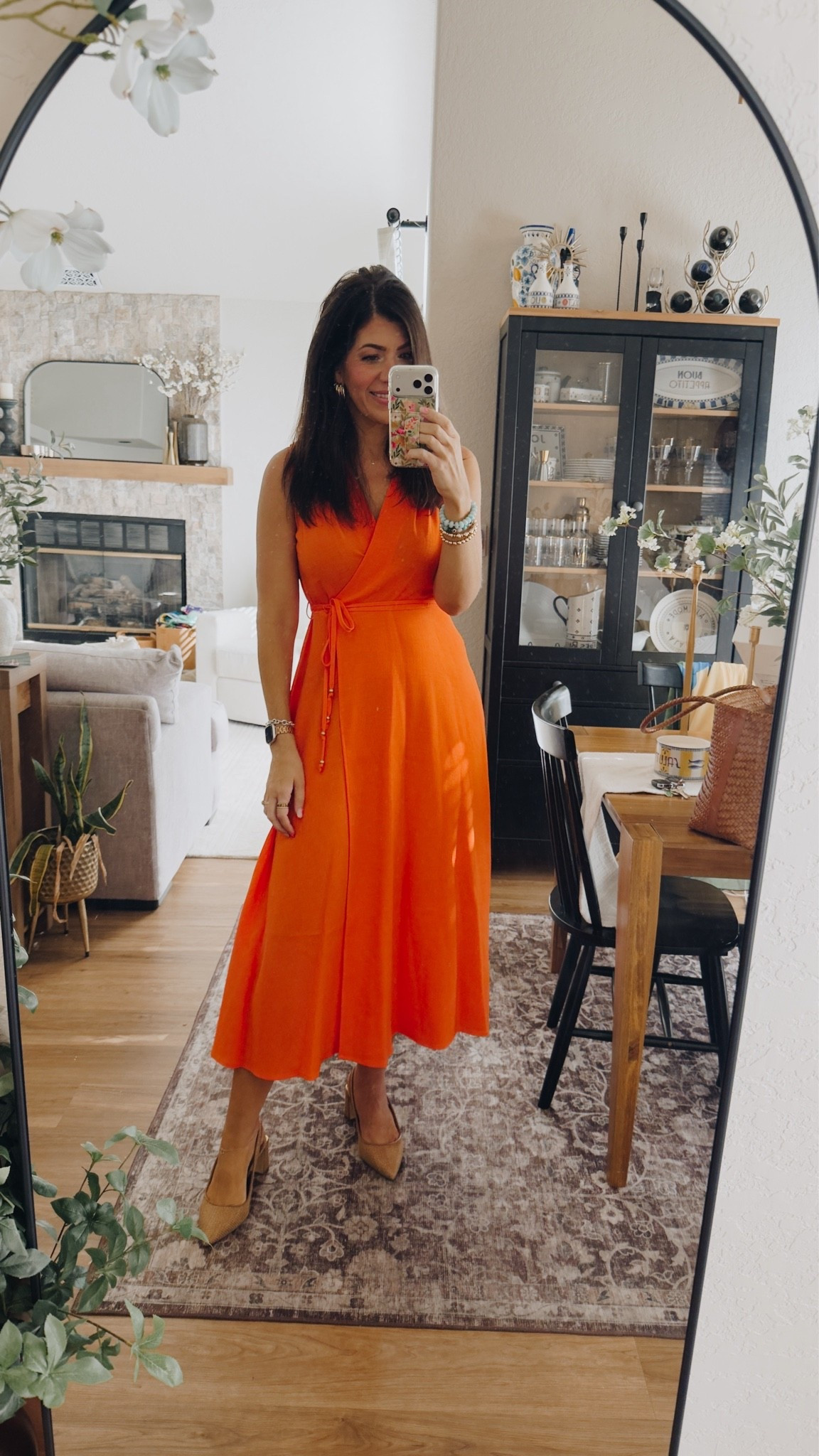 What I wore to work today
In an 8 faux wrap linen dress

#LTKMidsize #LTKWorkwear #LTKTall