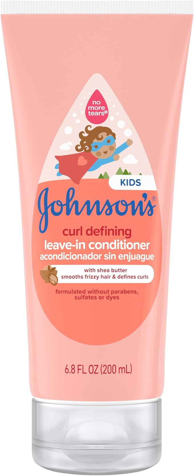 Johnson's Kids' Curl Defining Leave-In Conditioner with Shea Butter, Smooths Frizz & Defines Wave... | Amazon (US)