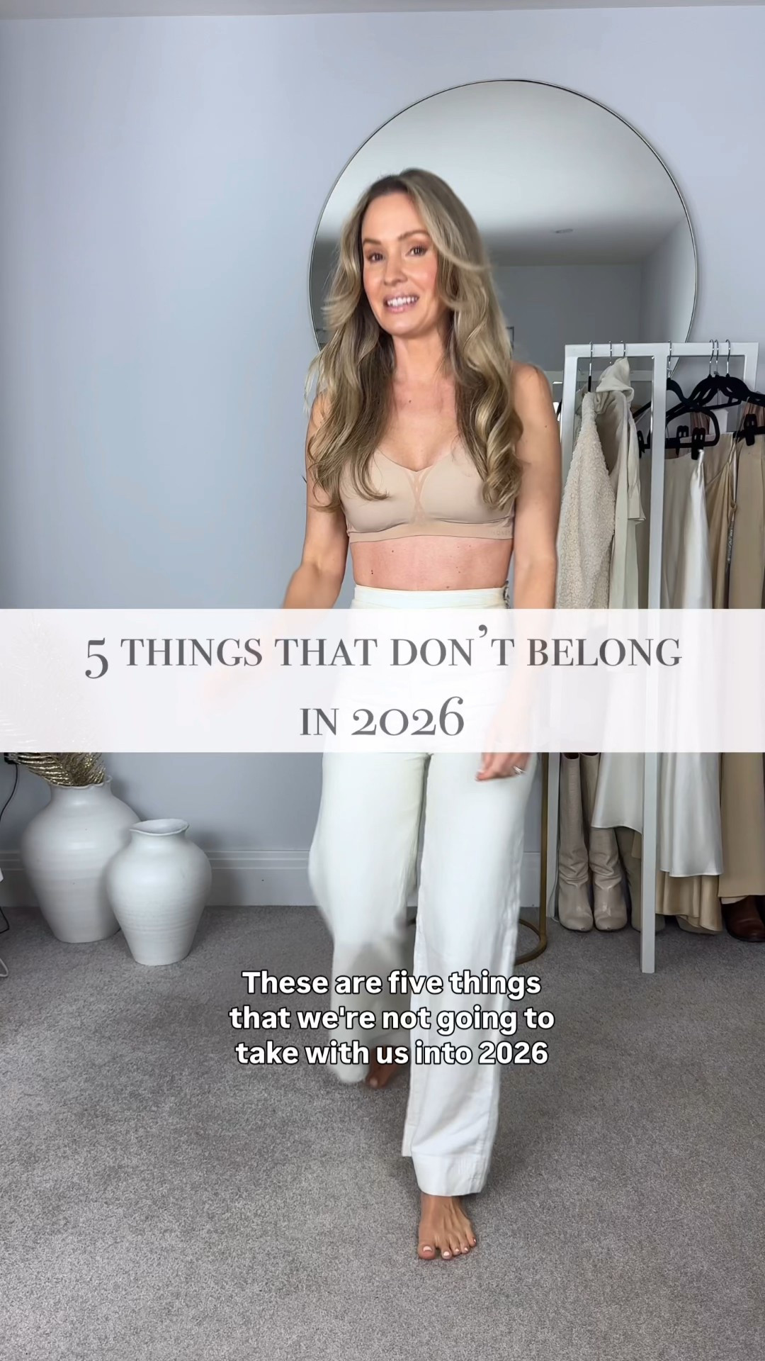 5 things we’re leaving behind as we enter 2026.

I don’t know about you, but to me 2026 already feels like a much more mature and structured year than 2025.

A year of making clever, informed choices based on self knowledge, experience and calm knowing.

It makes sense to leave the trend carousel and paying premium for good marketing and subpar quality behind. We are much too clever to fall for it now.

Instead it’s a year to lift individuality, start choosing from logic instead of emotion and celebrate our own small eccentricities. 

What are you ready to leave behind? 

🤍You can find the items I’m wearing in my link in bio, or just comment “link” and I will DM the links to you 🤍

…and if you want to start your own wardrobe journey, I suggest you begin with the 7 day wardrobe reset. Just comment “reset” and I will send you a dm. (Use the code “FIRST40” for 40% off)

#tessmontgomery #oldmoneystyle #quietluxurystyle #wardrobexpert

#LTKOver40 #LTKstorytime #LTKootd