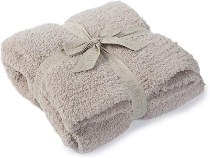 Amazon.com: Barefoot Dreams CozyChic Throw - Cream - 54 x 72 in : Home & Kitchen | Amazon (US)