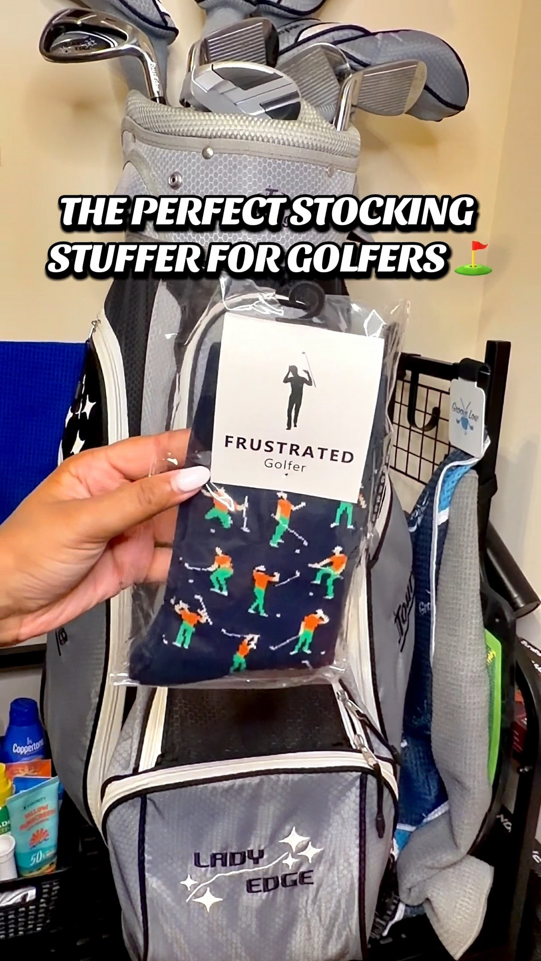 For the guy who blames his clubs, the wind, and the greens… these socks were made for him 😂⛳️ The perfect stocking stuffer!

#golfer #giftidea #giftforhim #golfgift 

#LTKCyberWeek #LTKGiftGuide #LTKMens