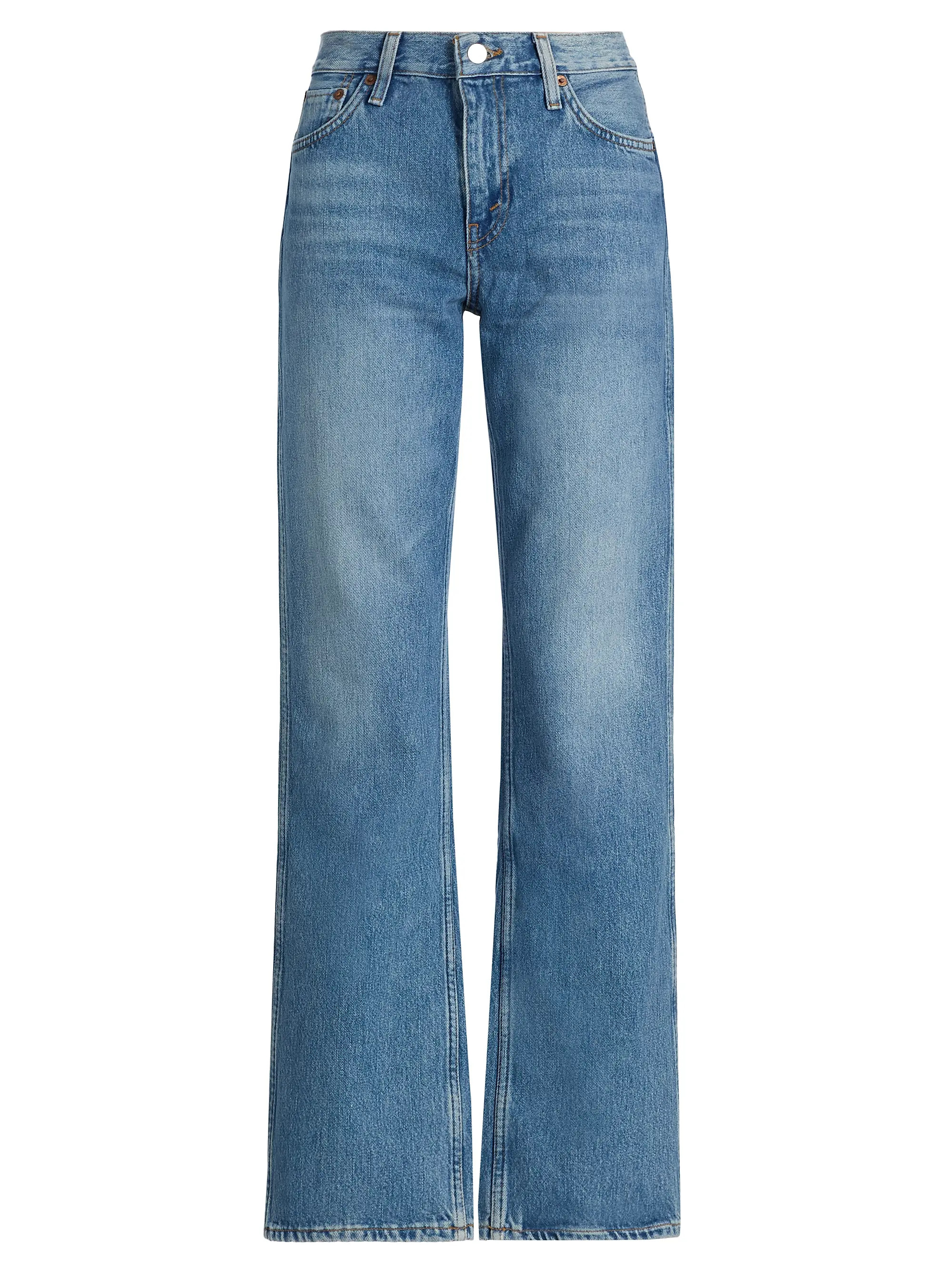 90s Medium Vain Mid-Rise Loose Jeans | Saks Fifth Avenue