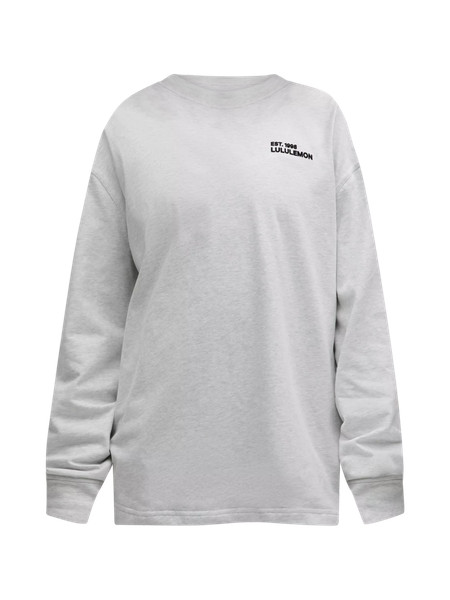 Heavyweight Cotton Crewneck Long-Sleeve Shirt | Women's Long Sleeve Shirts | lululemon | Lululemon (US)