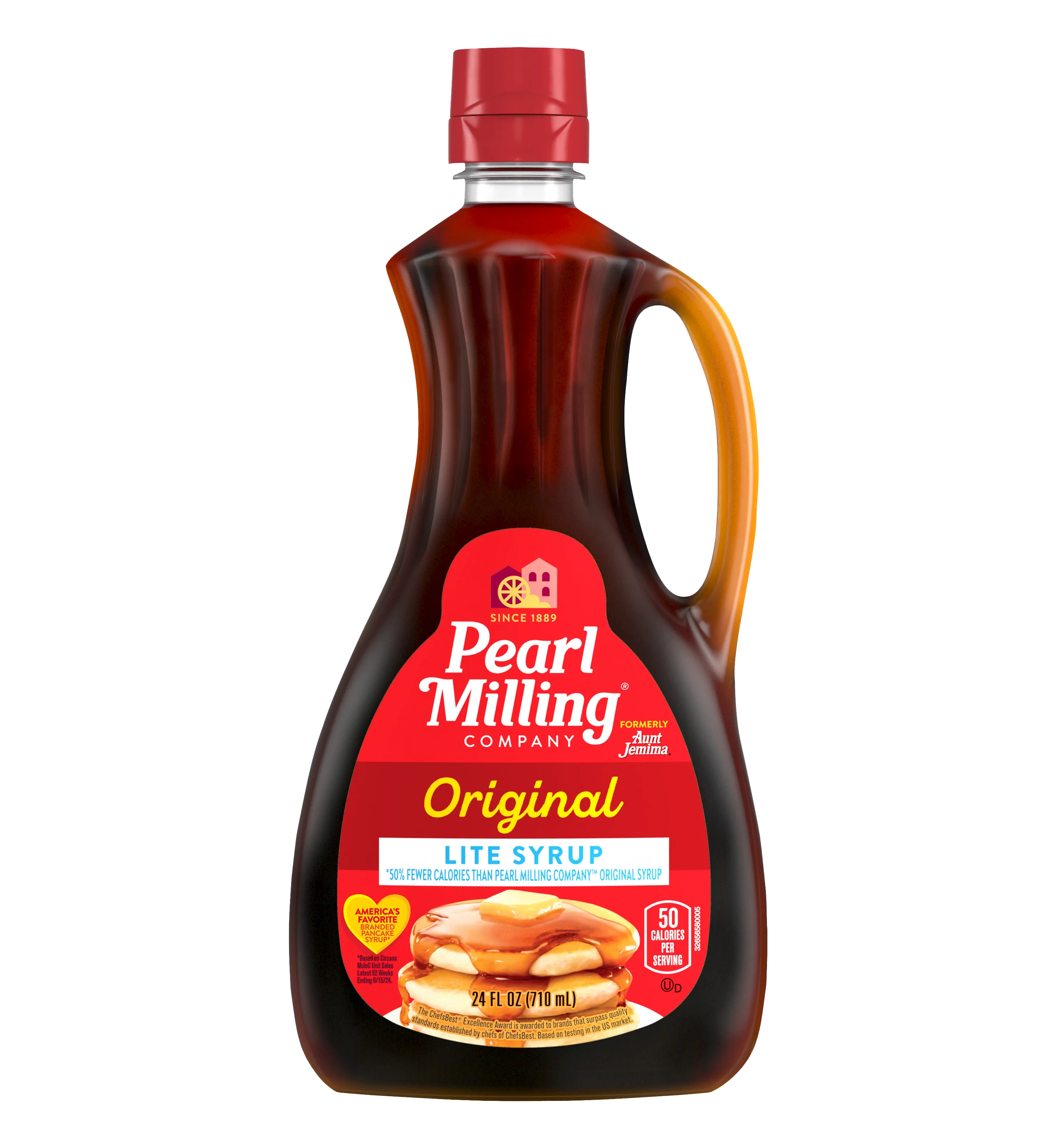 Pearl Milling Company Lite Pancake & Waffle Syrup Original, 24 fl oz Bottle, 24 Servings (Packagi... | Walmart (US)