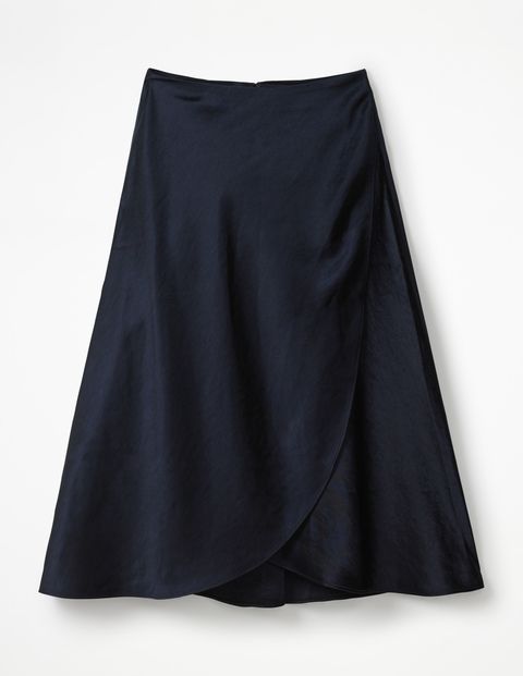 Epsom Midi Skirt (Navy) | Boden (UK & IE)