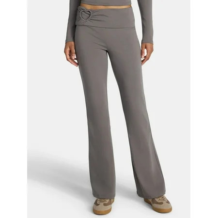 Madden NYC Women’s Heart Flare Pants 31 Inseam Sizes XXS-XXL | Walmart (US)