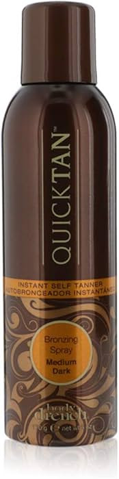 Body Drench QuickTan Instant Self Tanner Bronzing Spray, Salon-Quality Medium/Dark Tan, Streak-Fr... | Amazon (US)