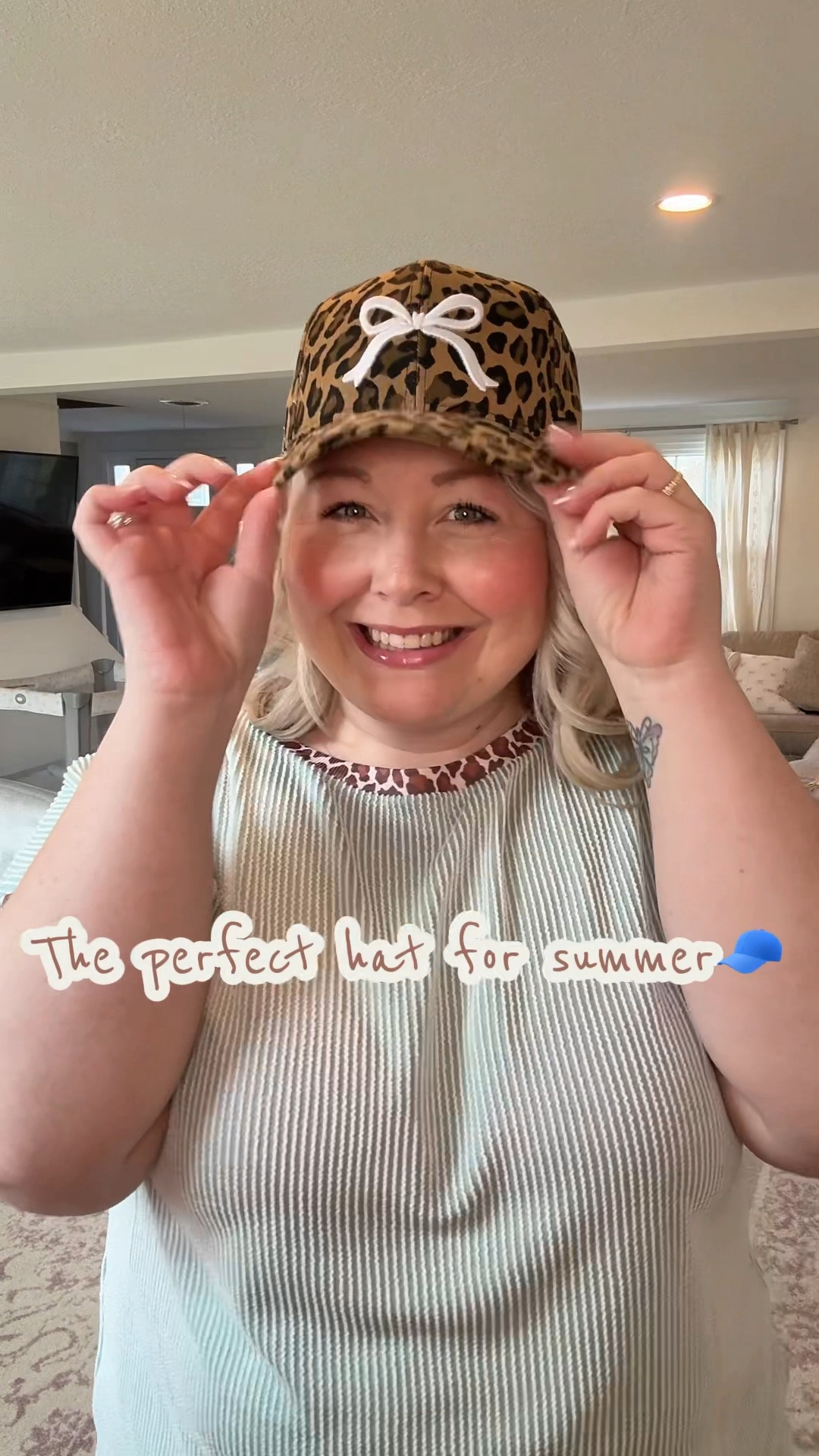 The embroidery, the bow + leopard detail?? 🤩🎀obsessed. lightweight, comfy, and actually cute for everyday summer outfits ☀️

I have a feeling this one’s not staying in stock long… 👀 grab it while you can! Linked in my LTK or you can comment hat for the🔗

#summerstyle #tiktokshopfinds #baseballcap #outfitdetails #summeroutfits

#LTKdayinmylife #LTKSaleAlert #LTKMidsize