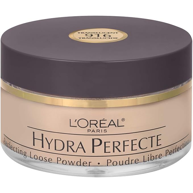 L'Oreal Paris Hydra Perfecte Perfecting Loose Face Powder, Minimizes Pores & Perfects Skin, Sets ... | Amazon (US)