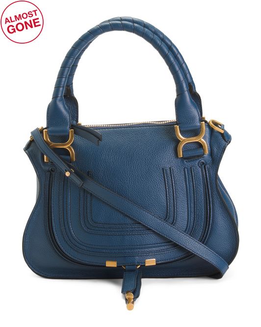 Made In Italy Leather Marcie Small Satchel | TJ Maxx