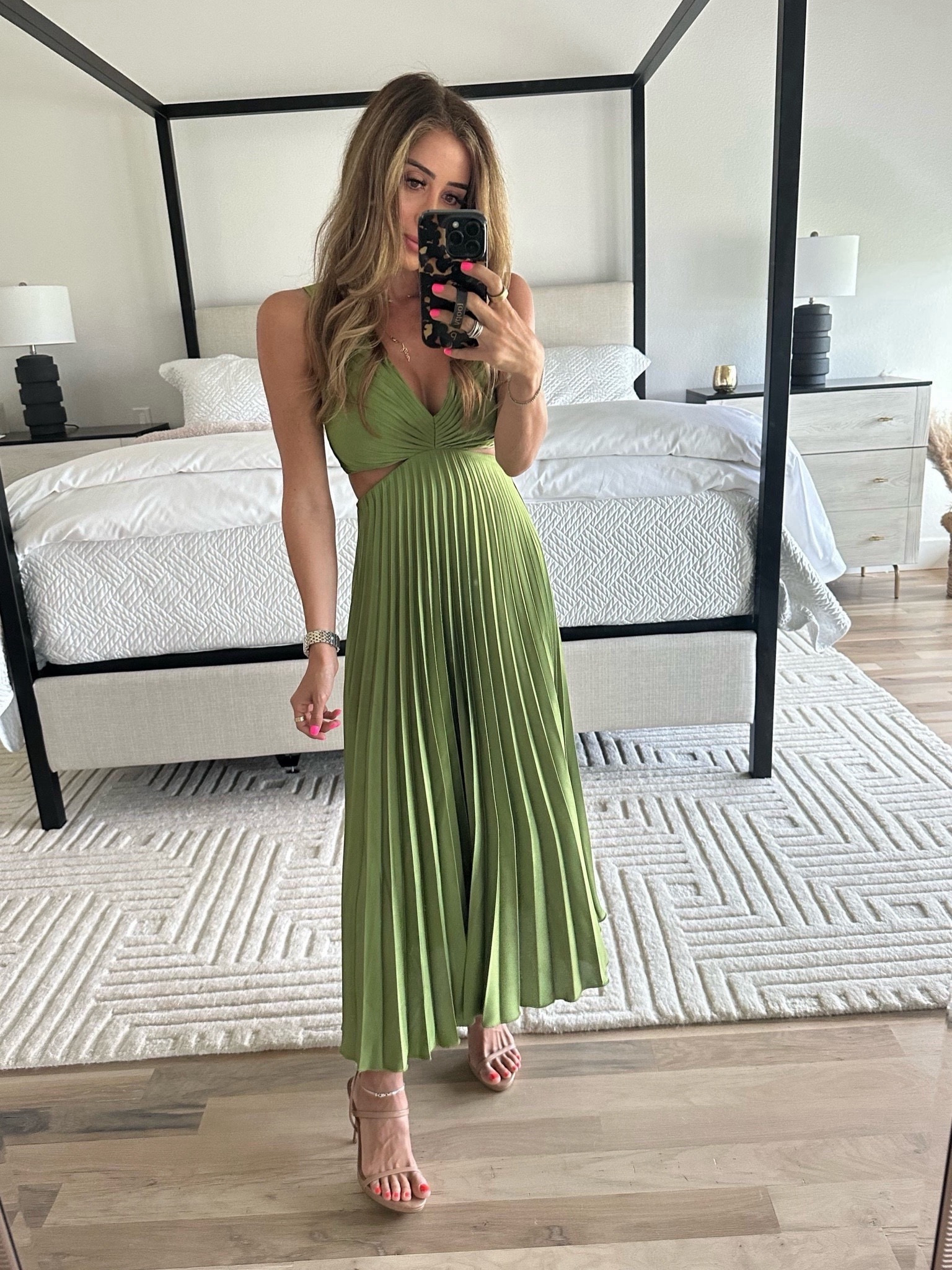 giselle cut out maxi dress Abercrombie & Fitch The A&F Giselle Pleated One-Shoulder Cutout Maxi Dress