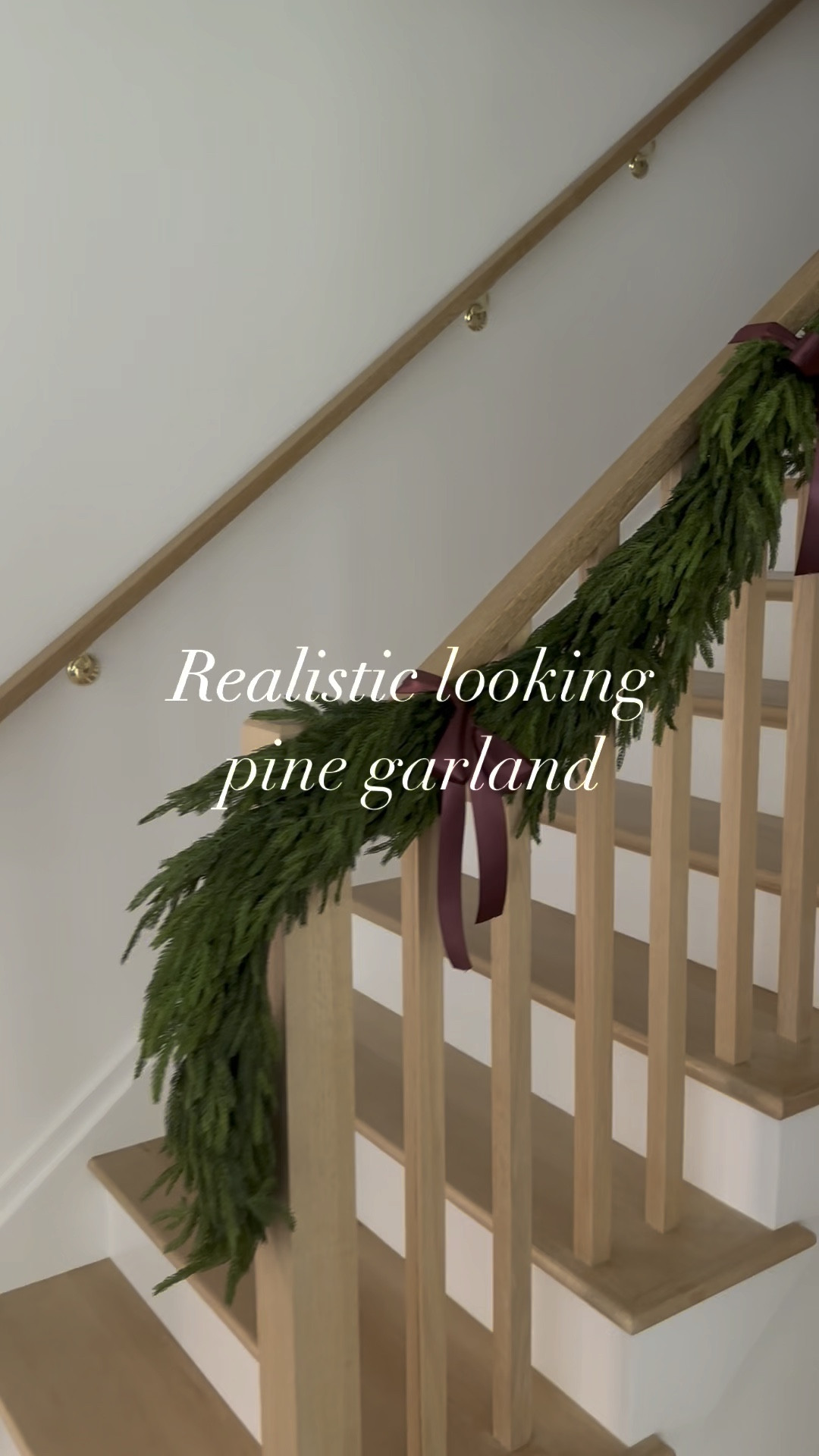 Obsessed with our new pine garland from @afloral that’s twice as full looking! #ad Can you believe it’s faux? No watering or shedding! Buy it once and you’ll be able to use it forever. Plus, it looks so realistic 😍 Comment SHOP below to receive a DM with the link to shop this post on my LTK 🩷

#afloral #afloralnorfolk 



#LTKHome #LTKSeasonal