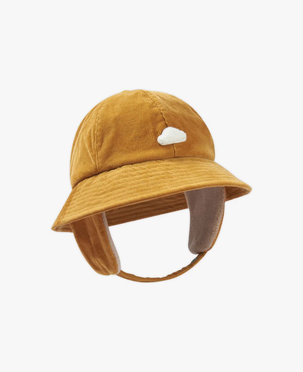 Thin Corduroy Bucket Hat - Turmeric | Petite Revery