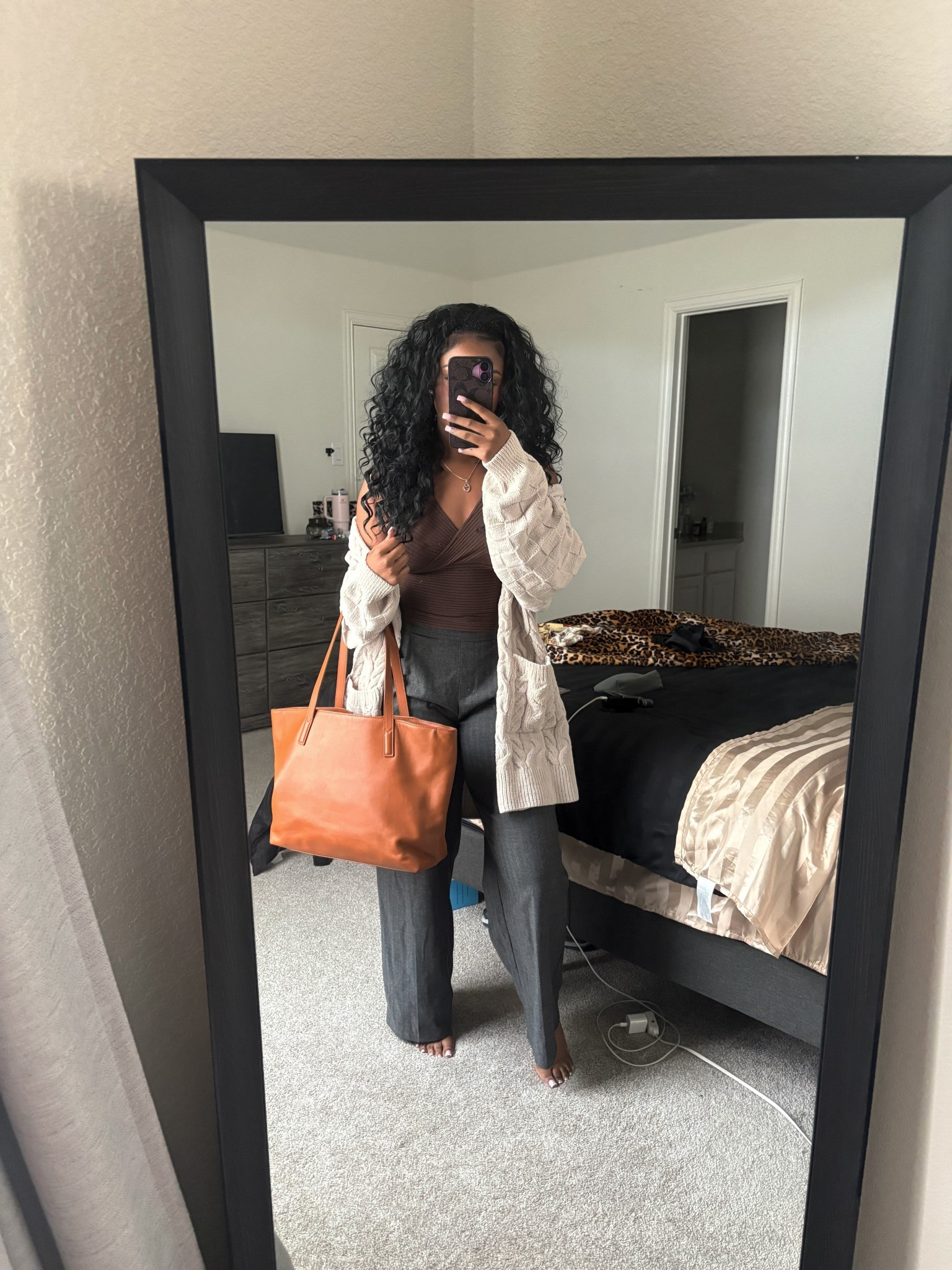 Classy and chic work outfits 🤍! Cardigan in L, pants , M , Tank in S ✨

#LTKgrwm #LTKootd #LTKMidsize