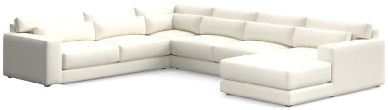 Retreat 4-Piece L-Shaped Sectional Sofa + Reviews | Crate & Barrel | Crate & Barrel