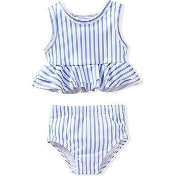 Aalizzwell Toddler Baby Girl Bathing Suit Two Piece Swimsuit Bikini Beach Wear | Amazon (US)