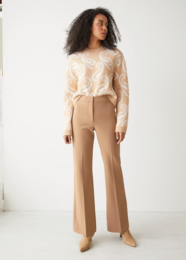Flared Press Crease Trousers | & Other Stories (EU + UK)
