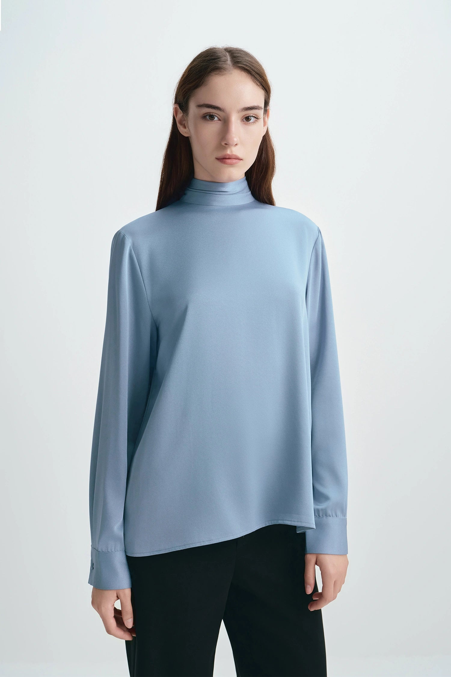 Samara Tie Neck Top in Harbour | Rue Sophie | Rue Sophie