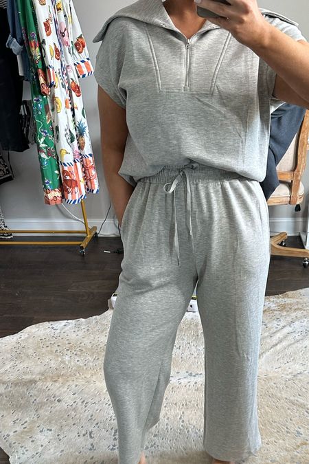 Love this two piece set so much!! It’s great for travel, lounge, errands! 

I’m wearing a size L

Athleisure, Amazon, Varley dupe, gray sleeveless sweats, sleeveless sweatshirt, two piece set

#LTKfindsunder50 #LTKmidsize #LTKActive