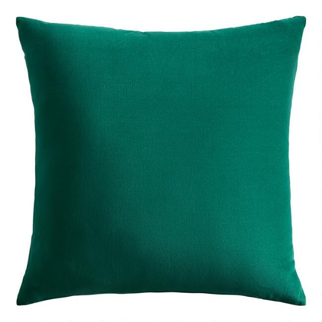 Oversized Holiday Velvet Throw Pillow | World Market