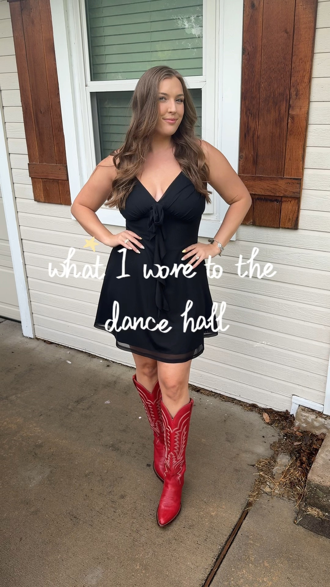 What I wore to the dance hall 🤠✨ this little black dress is so comfy and cute! Absolutely love this one! 

#amazonfashion #countrydancing #littleblackdress #westernoutfit #cowgirlboots

#LTKgrwm #LTKootd #LTKTall
