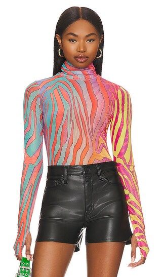 Zadie Top in Multi Color Zebra | Revolve Clothing (Global)