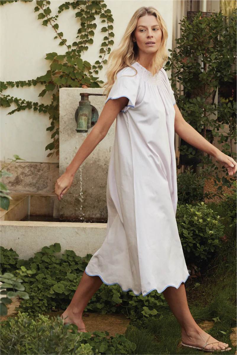 Patio Midi Dress in Wild Flower | Lake Pajamas