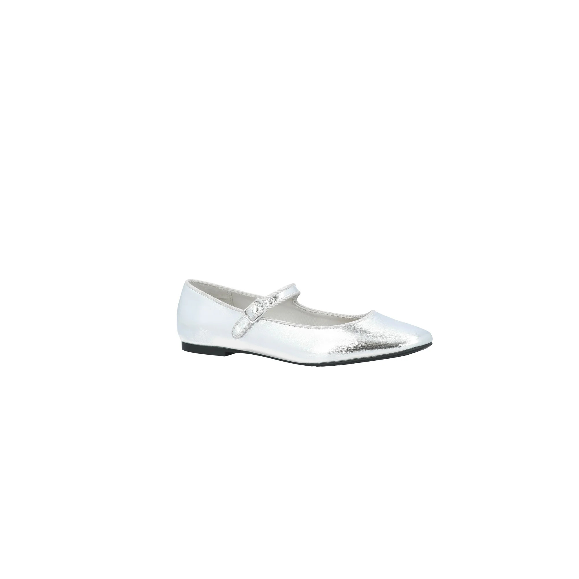 Time and Tru Women's Faux Leather Mary Jane Flats | Walmart (US)
