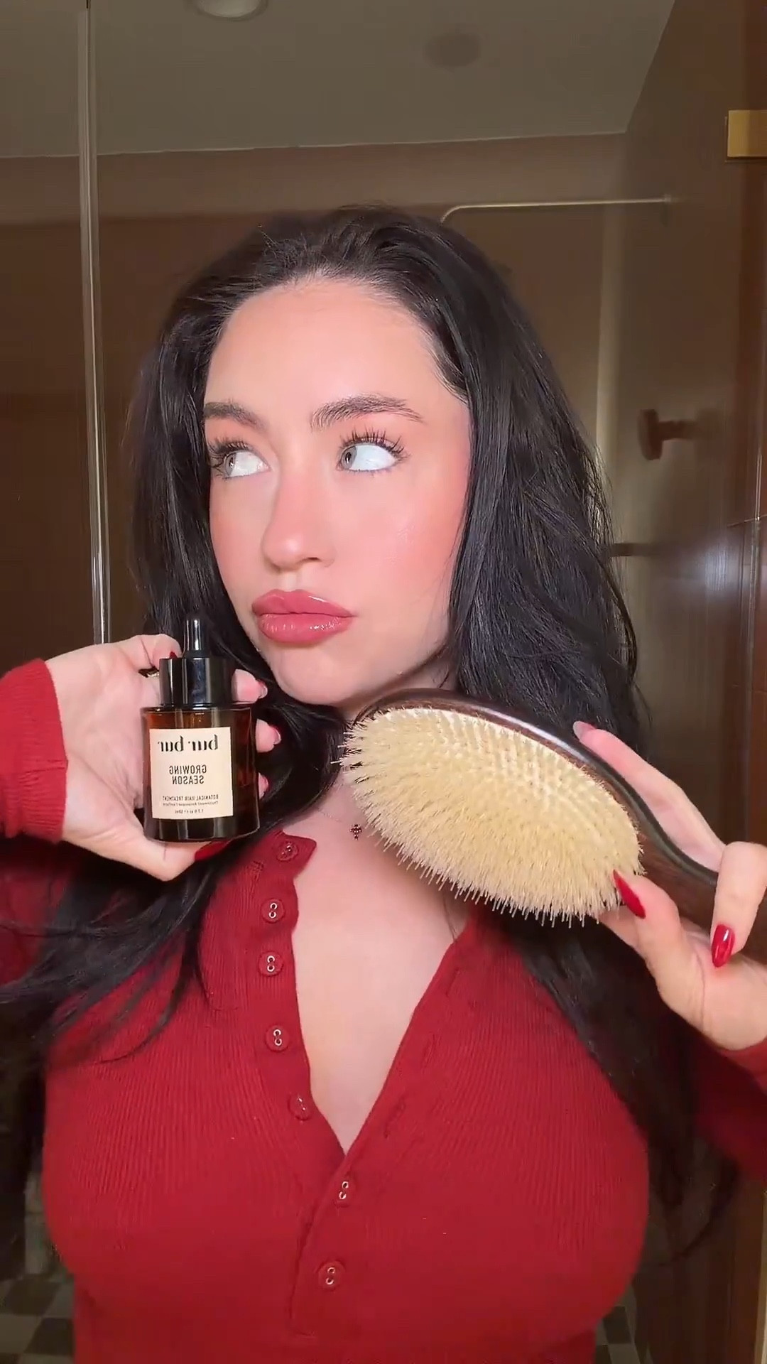 All the hot girls are here rolling in 2026. This Bur Bur growing season oil and mermaid brush completely changed my hair game, especially postpartum. 

#LTKmomlife #LTKBeauty #LTKGiftGuide