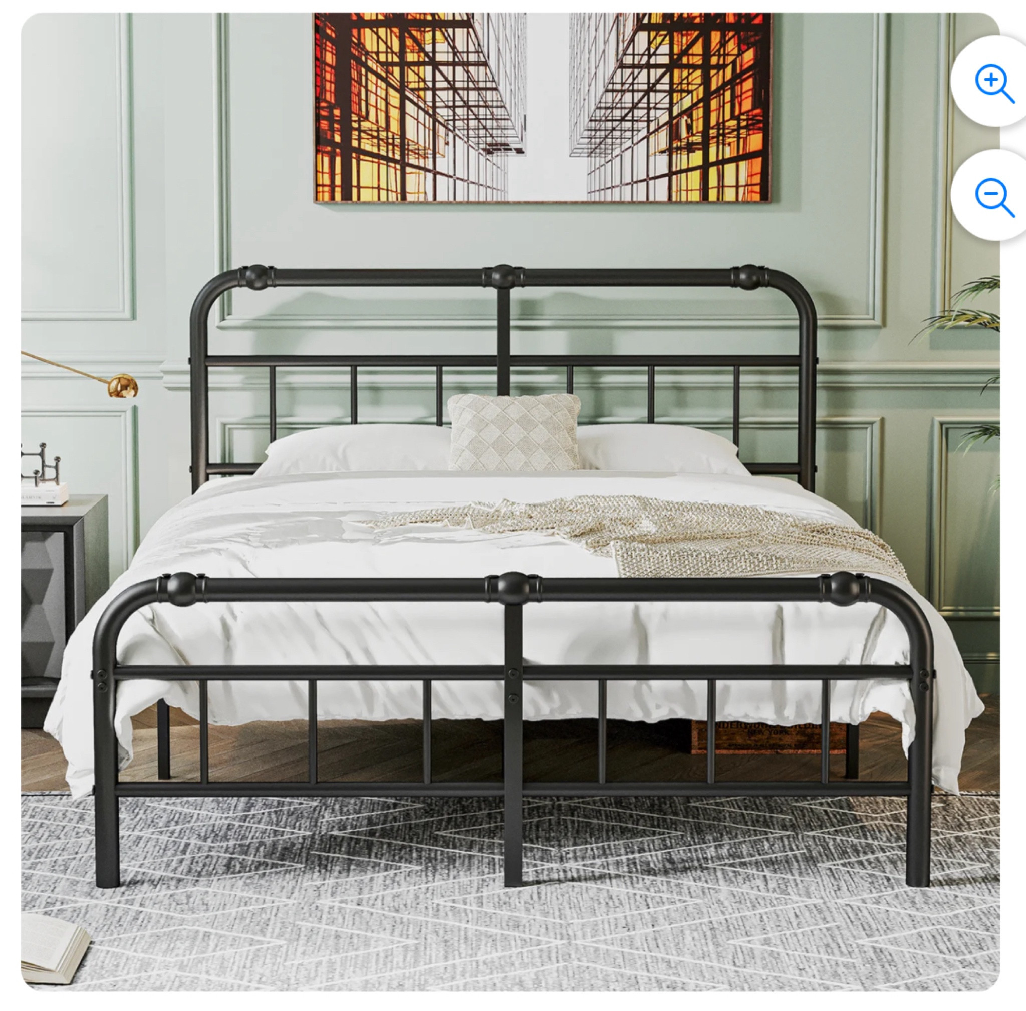 Decided that we do absolutely need a king bed at the lake (I might sleep with 47 layers and pillows which makes two people in a queen feel pretty tight). Ordered this gorgeous piece for only $169 (on sale!) and it arrives in two days! Perfection.  

#LTKSummerSales #LTKSaleAlert #LTKHome