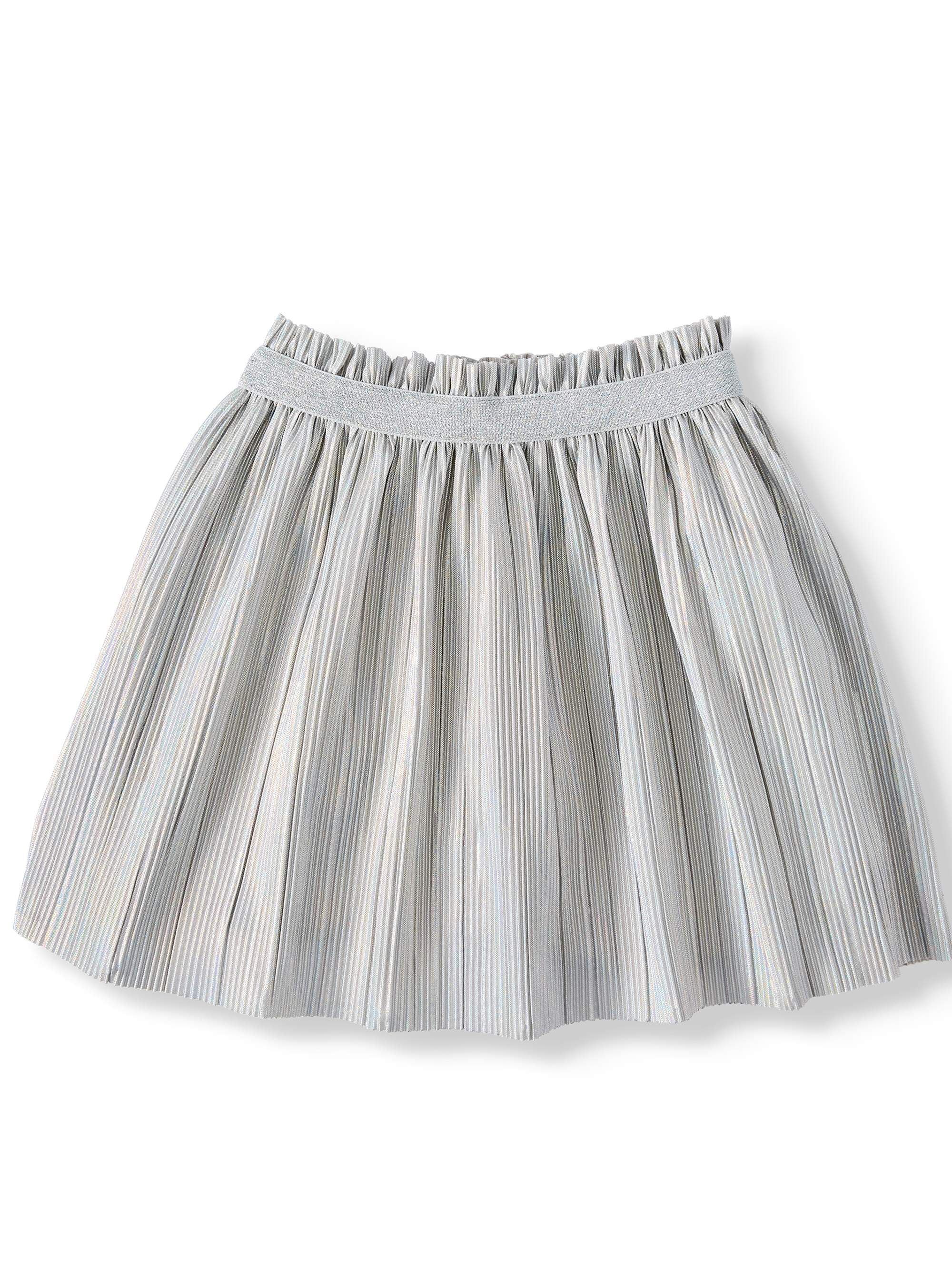 Wonder Nation Pleated Shine Skirt (Little Girls, Big Girls & Plus) | Walmart (US)