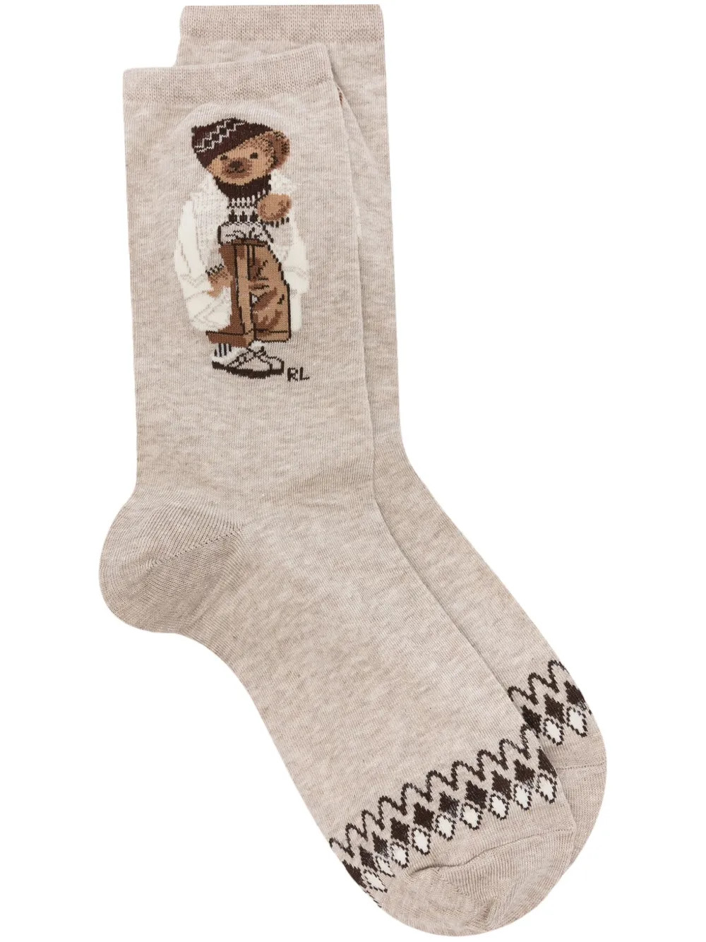 chaussettes Winter Bear en maille intarsia | Farfetch Global