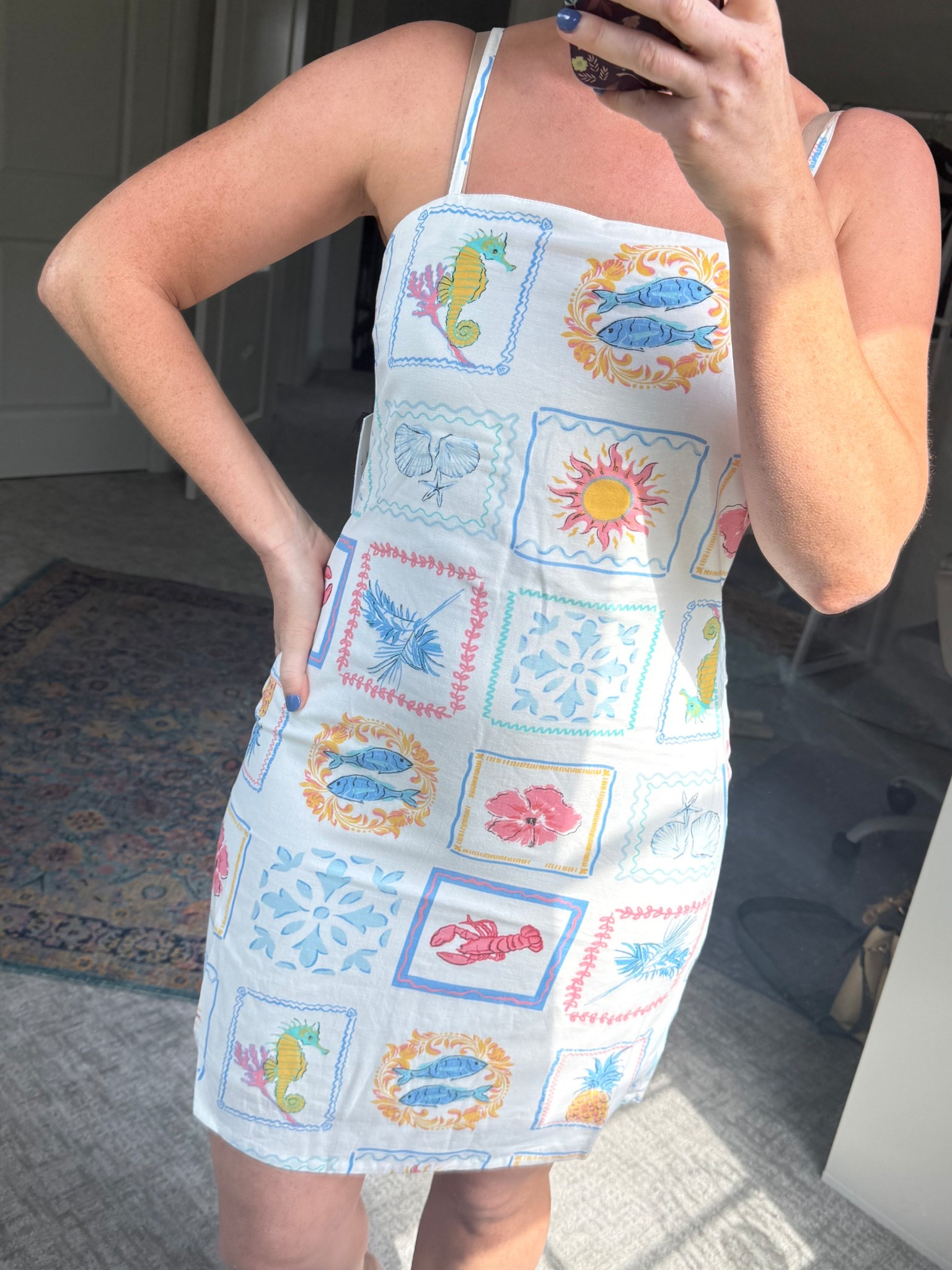 The perfect summer print under $20

Euro summer dress 
Summer dress 
Linen dress
Print dress
Amalfi  coast dress 