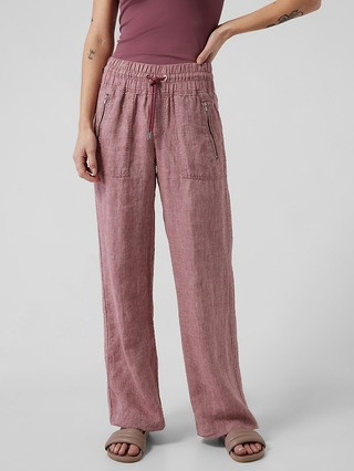 Cabo Linen Wide Leg Pant | Athleta
