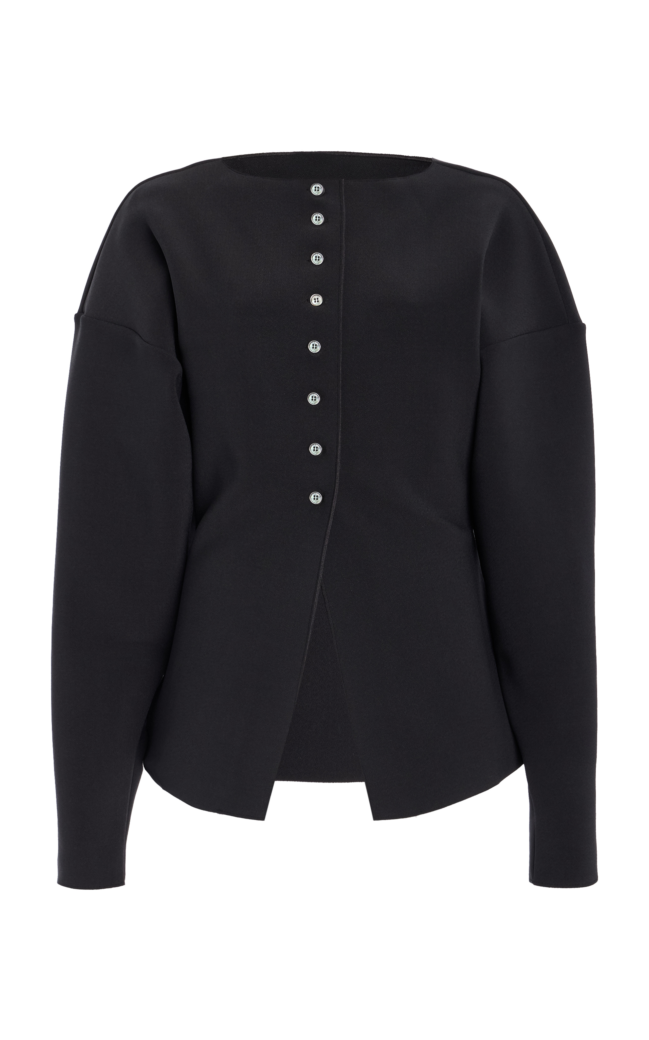Exclusive Lay3 Bonded Crepe Cardigan | Moda Operandi (Global)